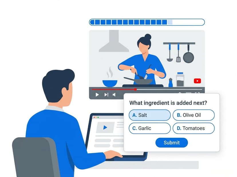動画を見てクイズに回答